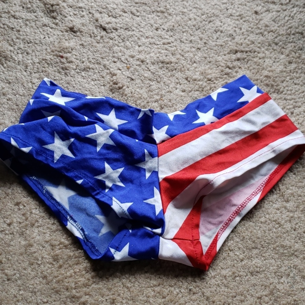American Flag Booty Shorts